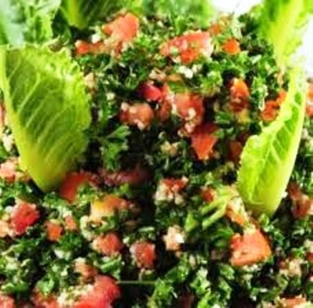 tabule, verdadeira salada oriental